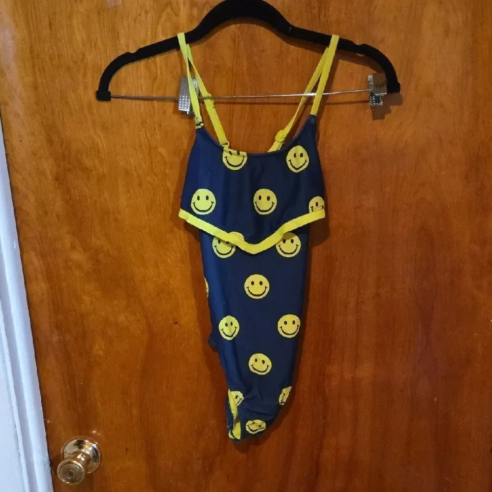 Justice Blue and Yellow Swimsuit